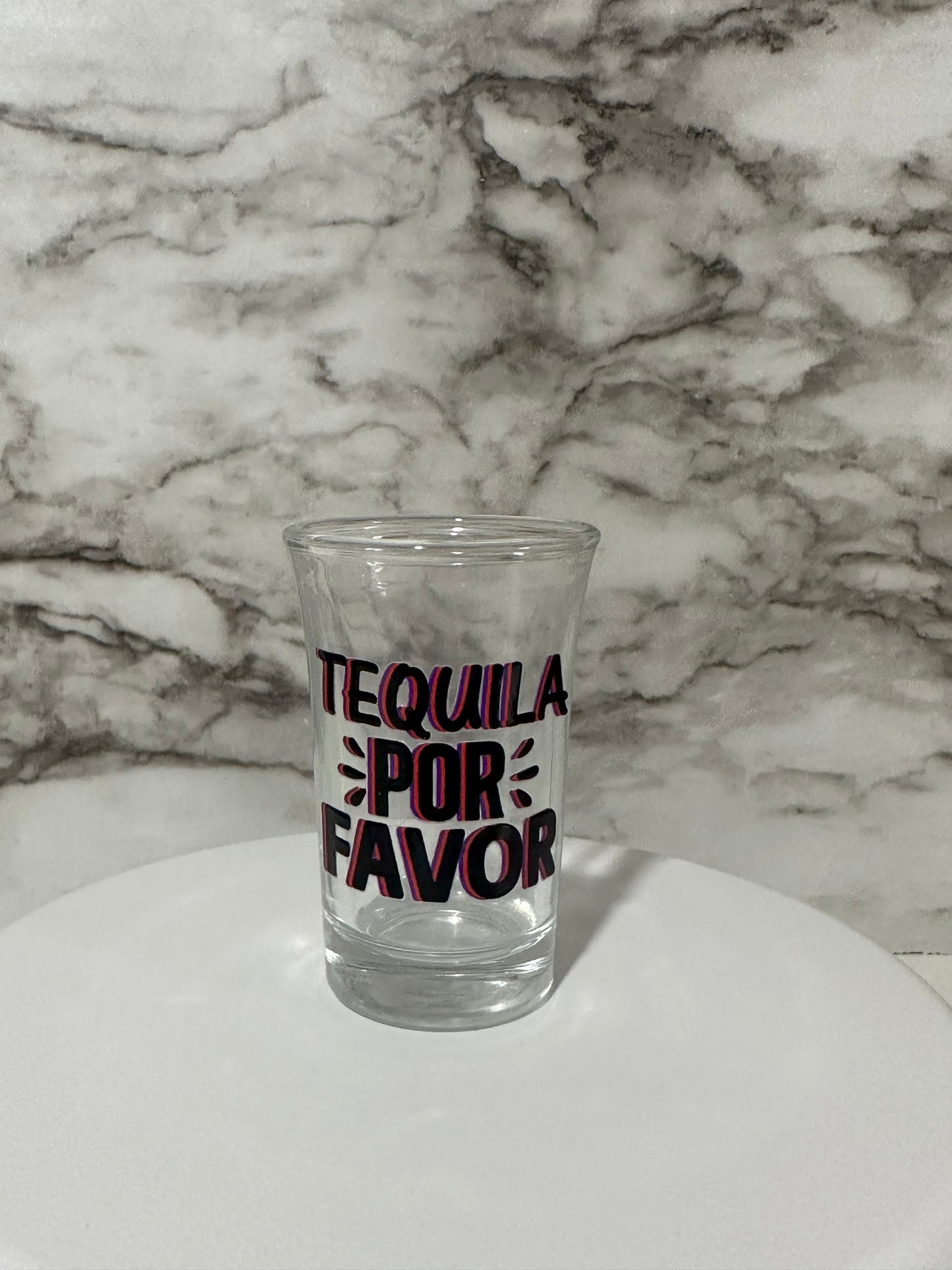 Tequila Por Favor Shot Glass