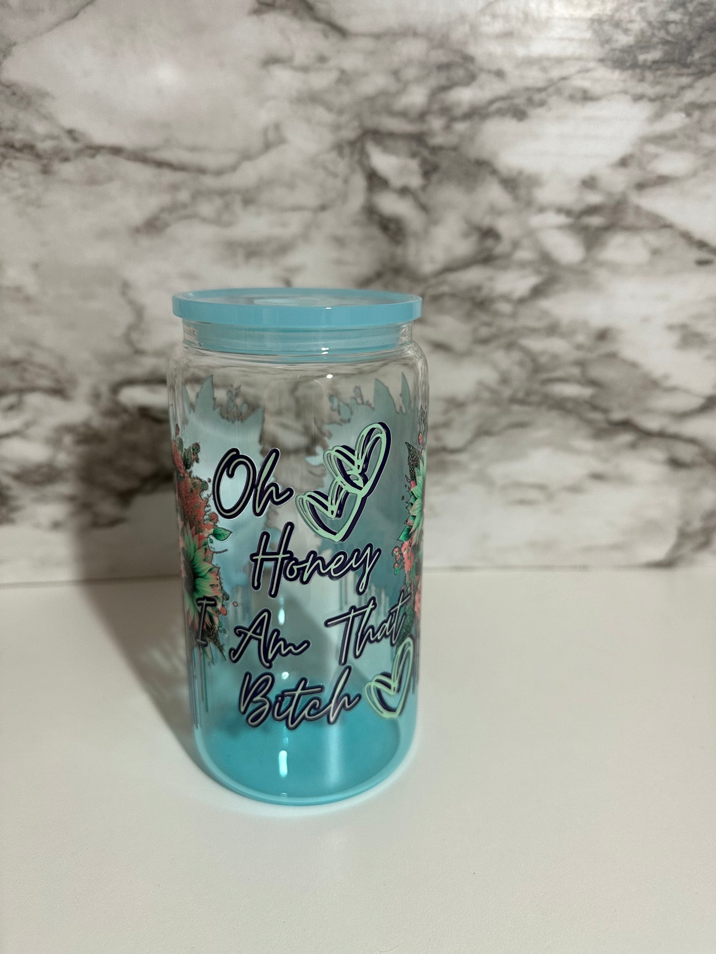 Oh, Honey- Blue Cup