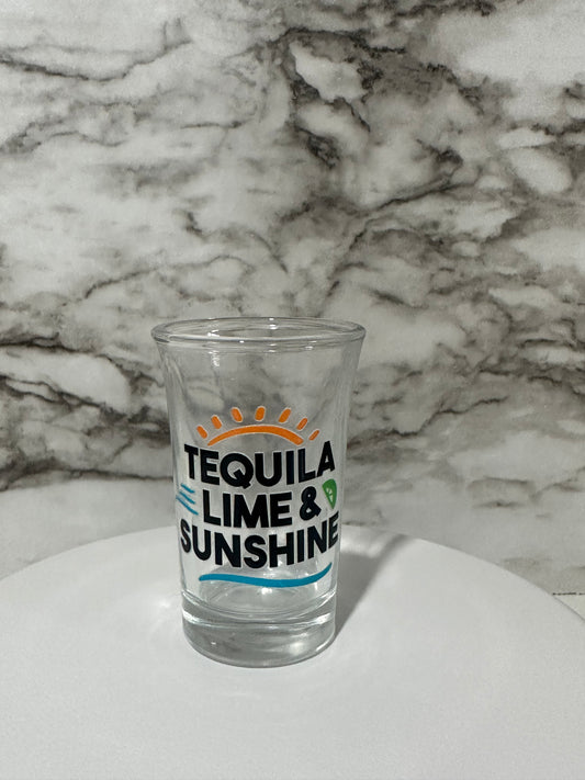 Tequila & Sunshine Shot Glass