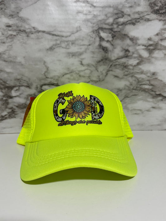 Sunflowes & God, Neon Yellow Hat