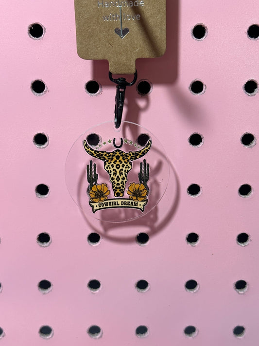 Cowgirl Dream Acrylic Keychain