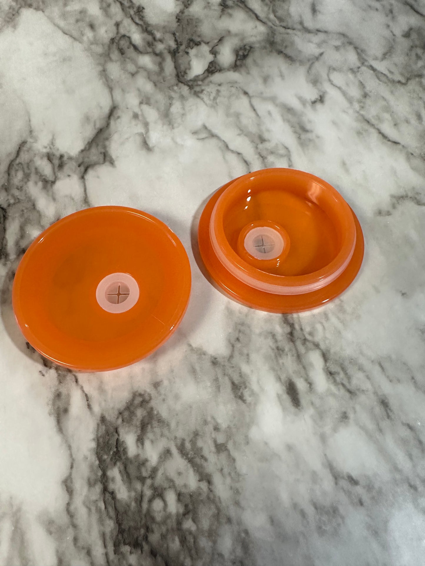 Solid Acrylic Libbey Lid, Orange