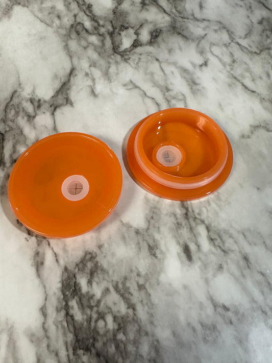 Solid Acrylic Libbey Lid, Orange