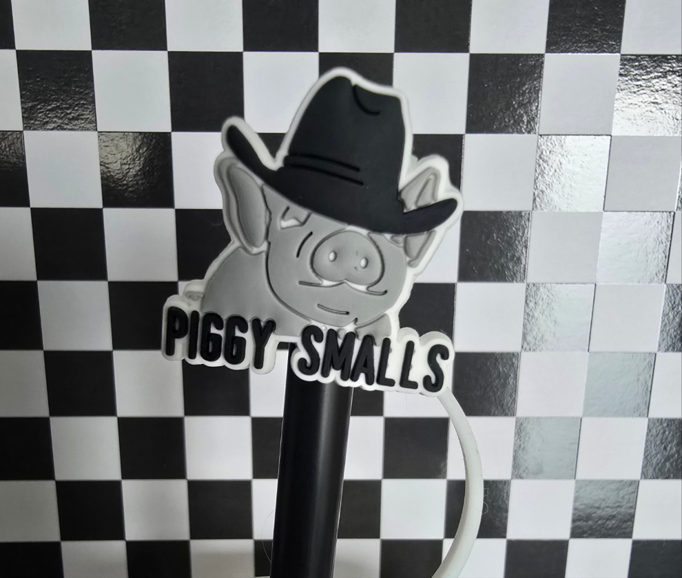 Piggy Smalls Straw Topper