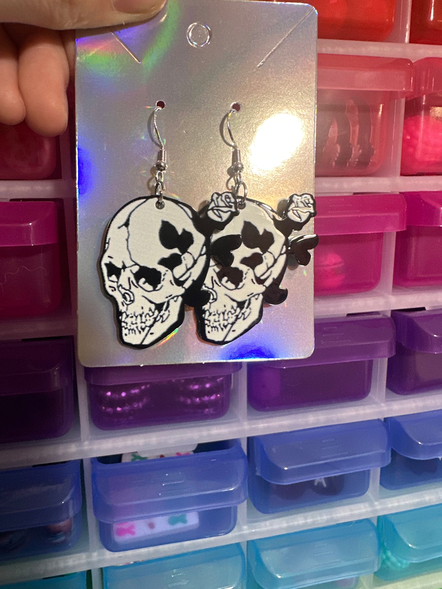 Skull Feminine Earrings