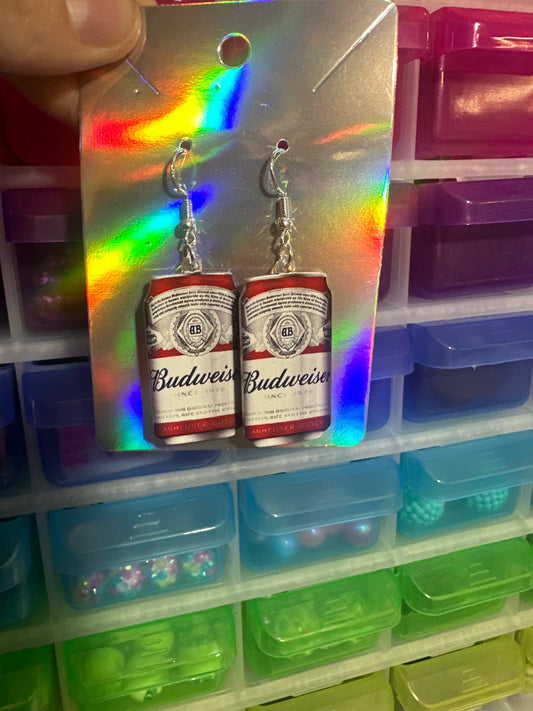 Budweiser earrings