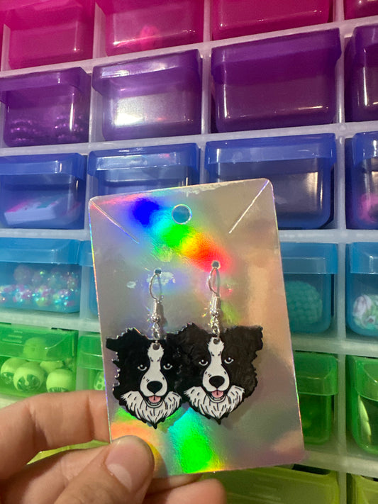 Australian Shepard  earrings