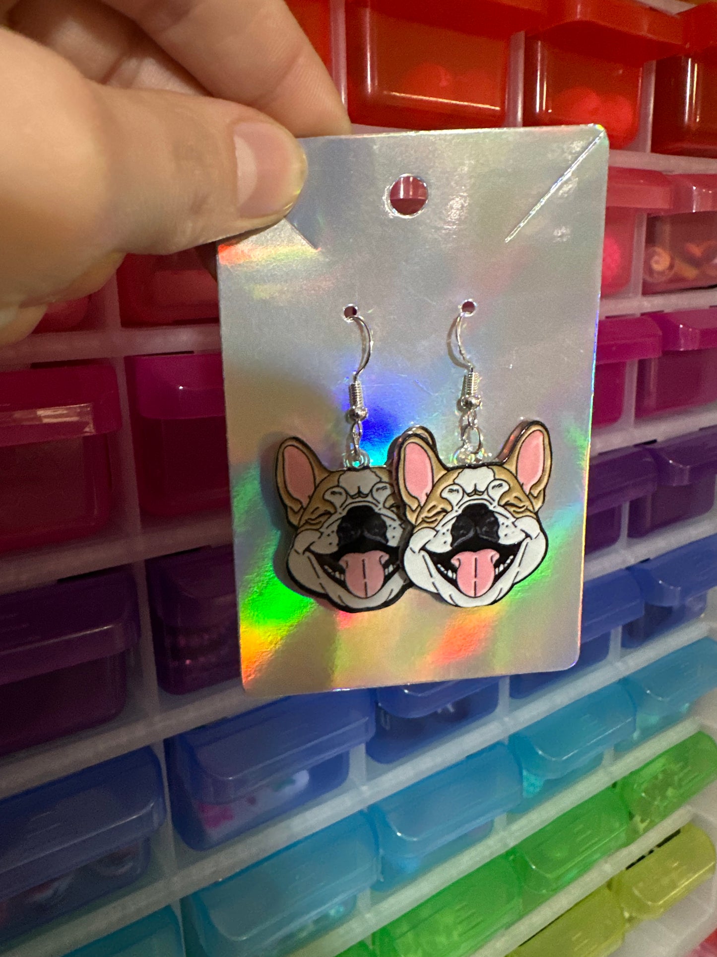 Frenchie #2 earrings