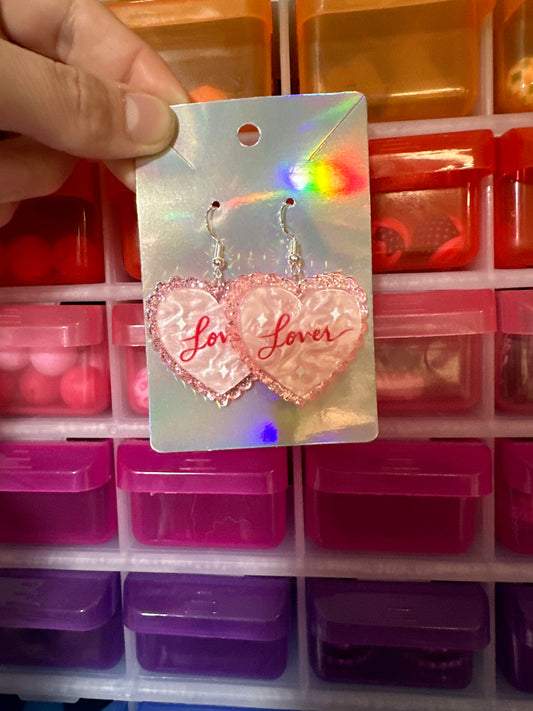 Double layer lover earrings