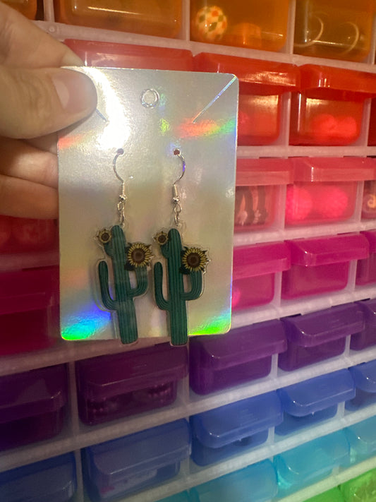 Cactus earrings #5