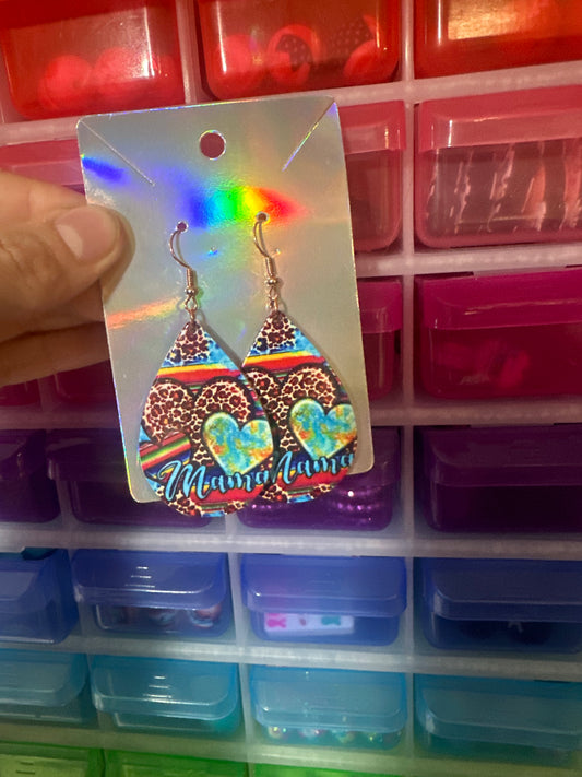 Mama teardrop earrings