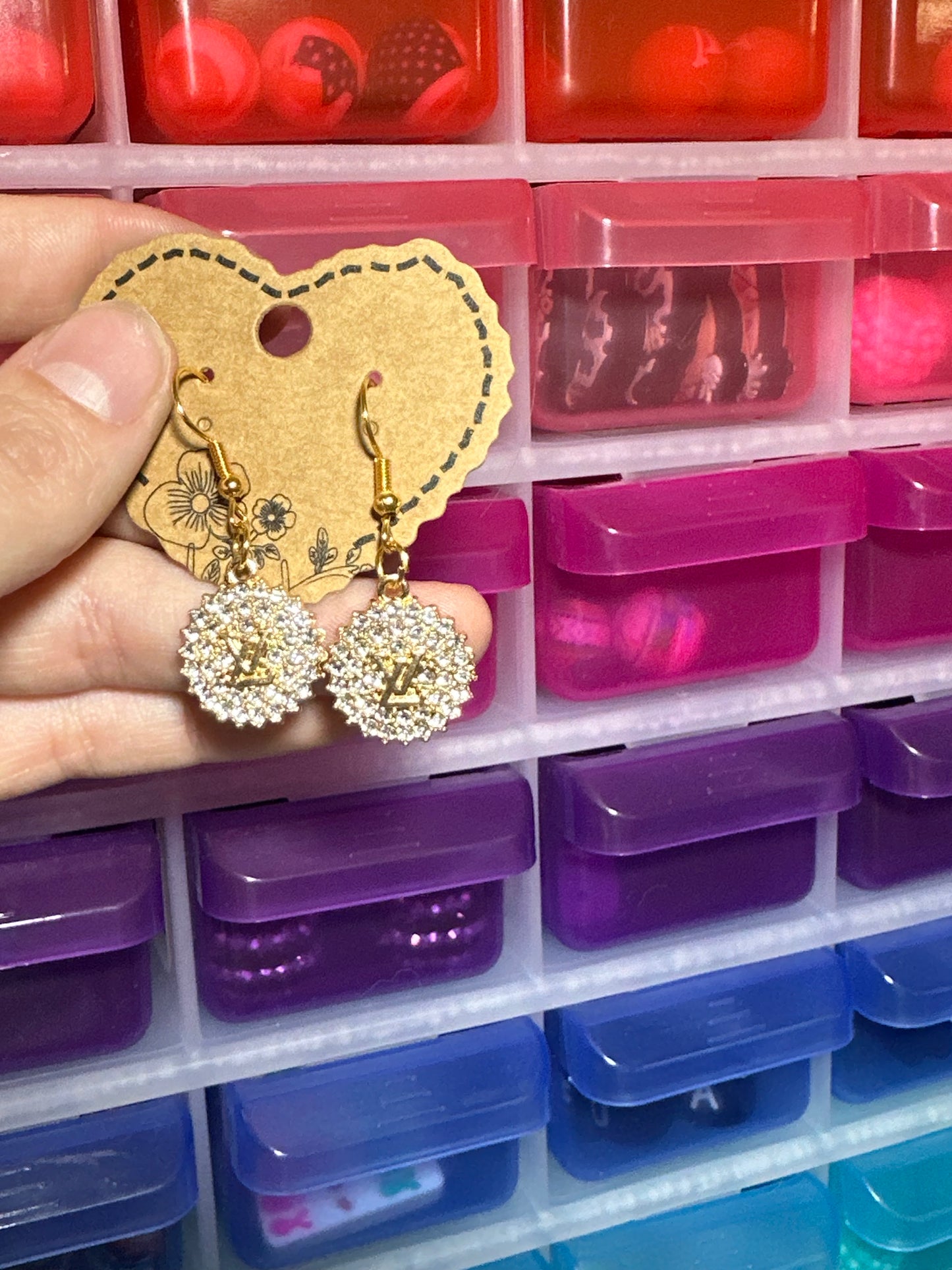 L*V small dangle earrings