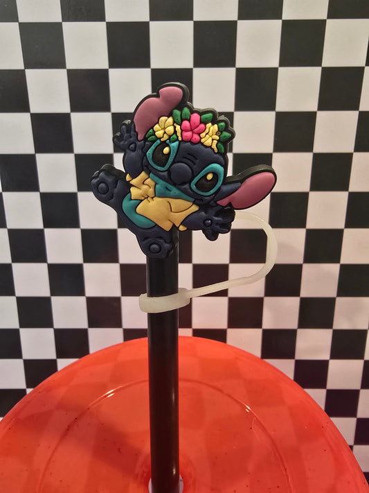 Stitch Hawaiin Straw Topper