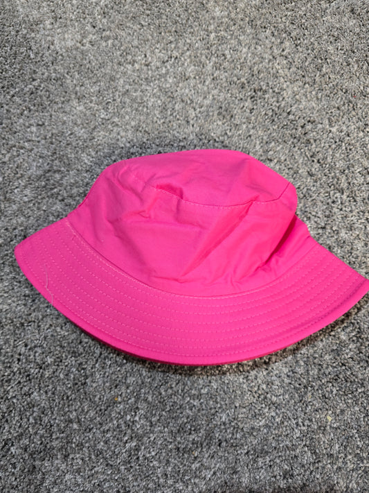 Solid Pink Bucket Hat