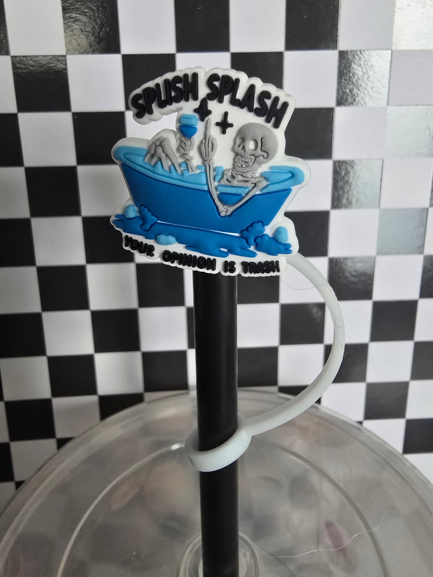 Splish, Splash Skelly Straw Topper