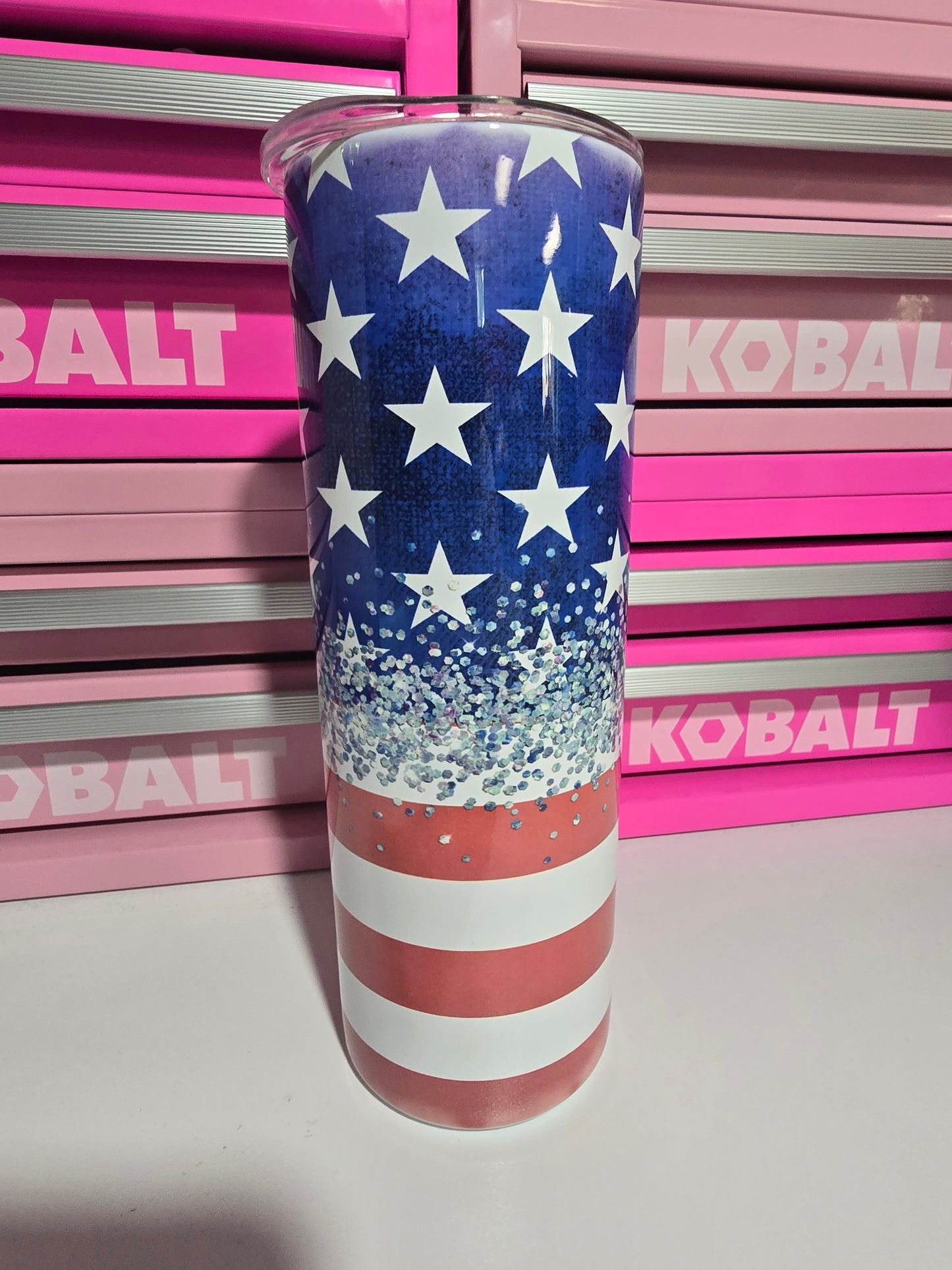 Distressed Flag 20 Oz Tumbler