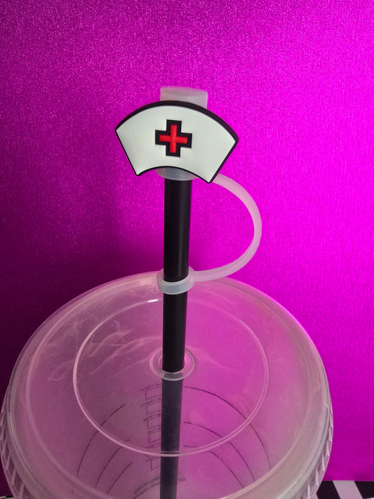 Nurse Hat Straw Topper