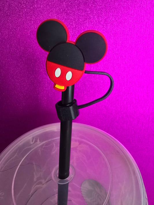 Mouse Ears Straw Topper, Mickey