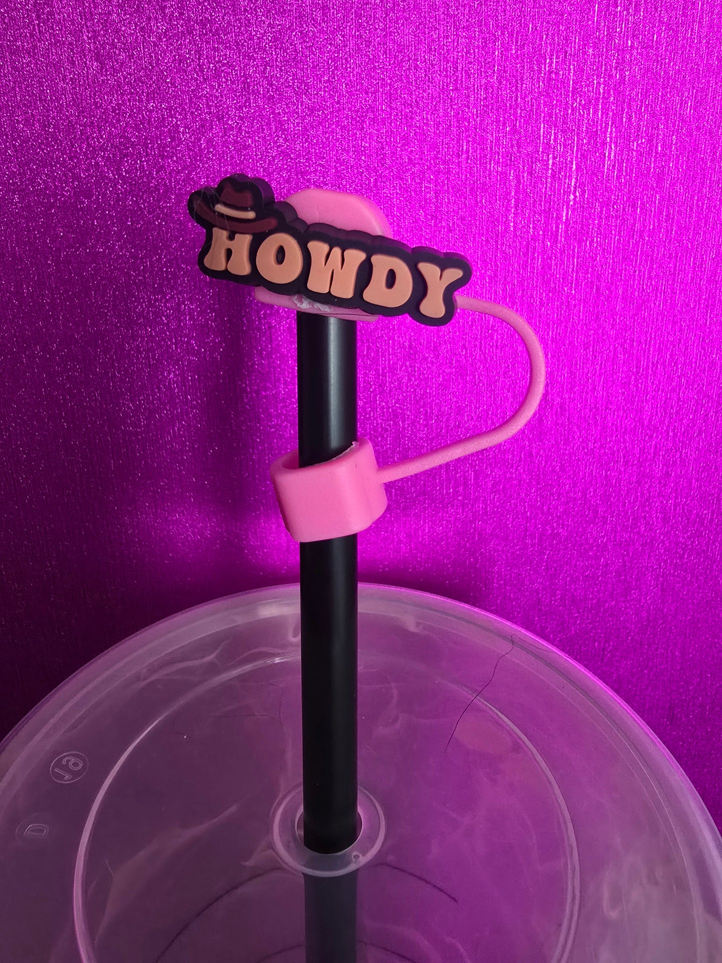 Howdy Hat Straw Topper