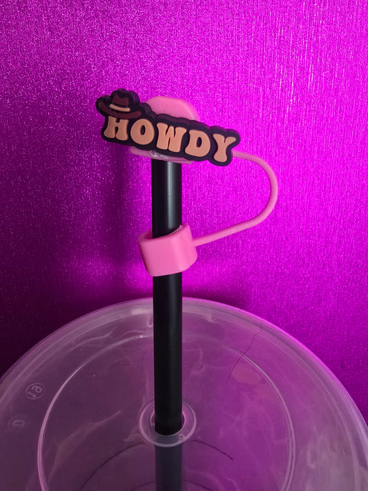 Howdy Hat Straw Topper