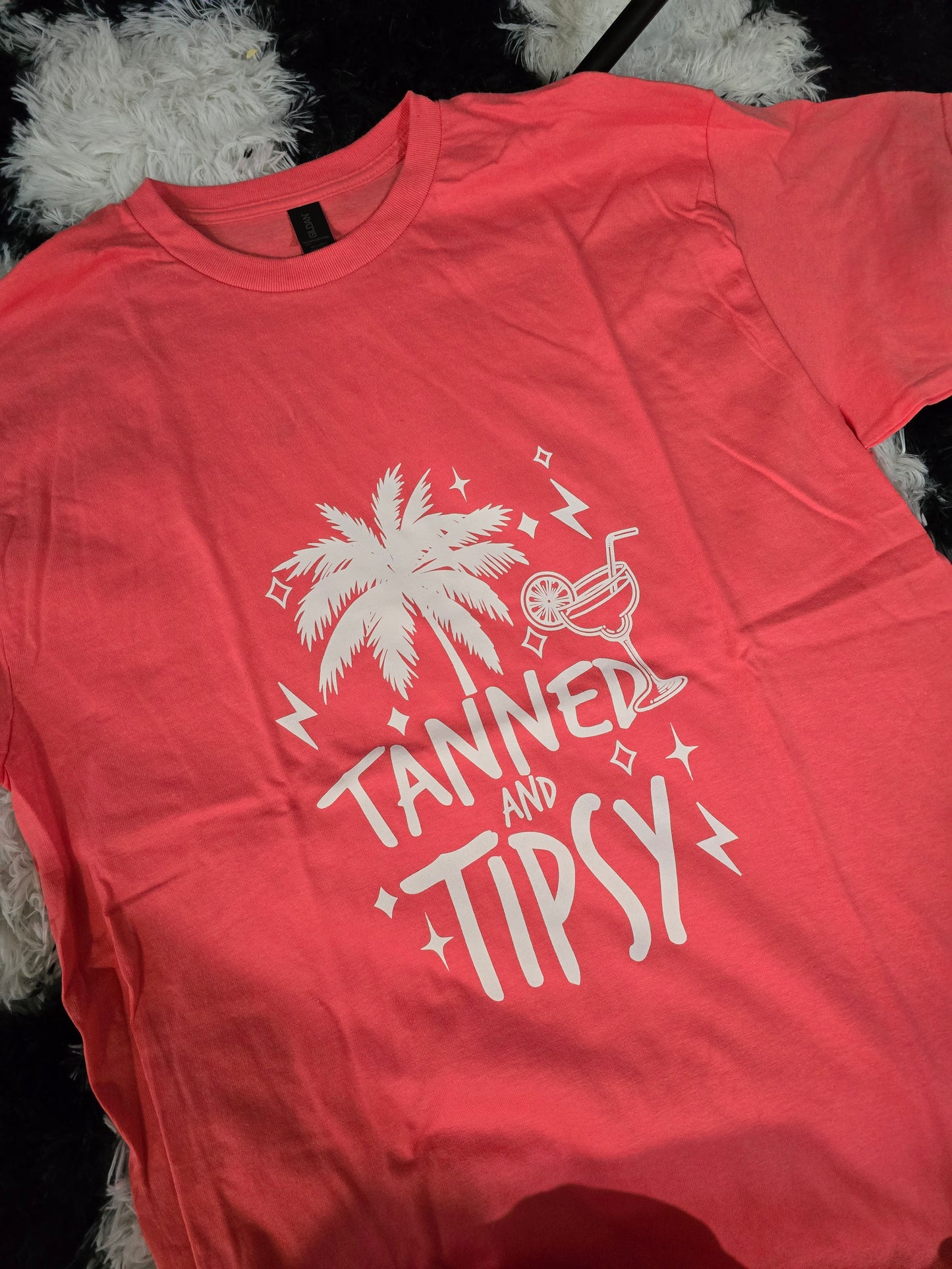 Tanned & Tipsy Tee, Melon