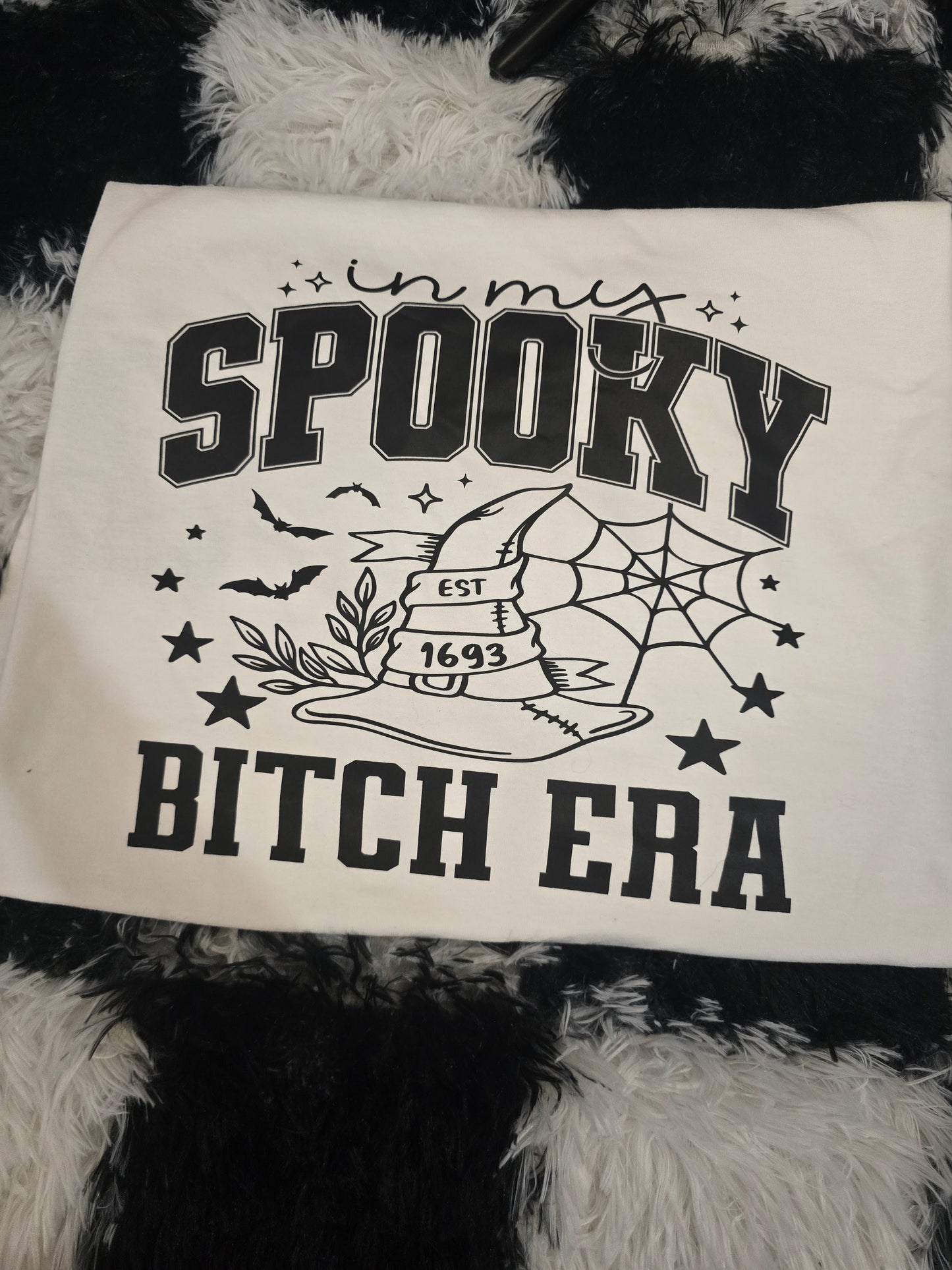 Spooky B Era Tee, White
