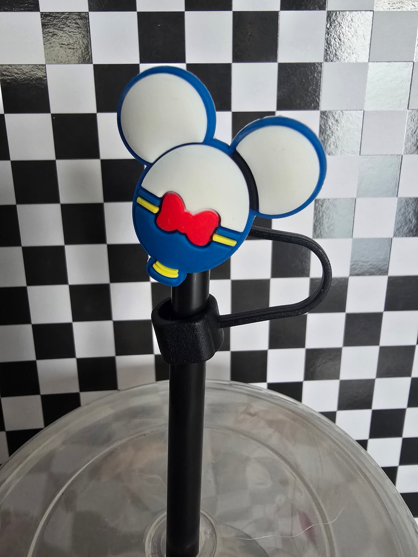 Mouse Ears Straw Topper, Donald