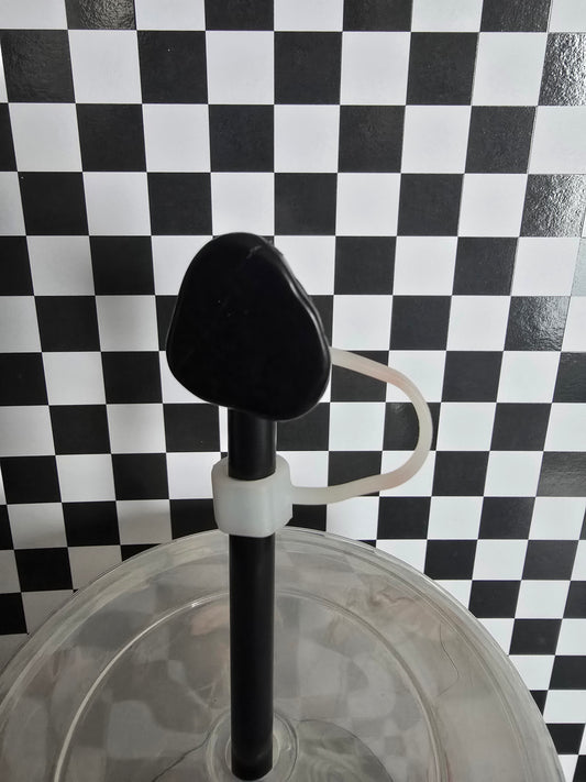Crystal Obsidian Straw Topper