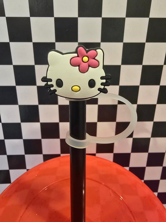 Hello Kitty Flower Straw Topper