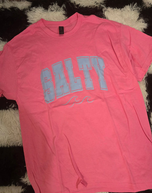 Salty Waves Tee, Pink