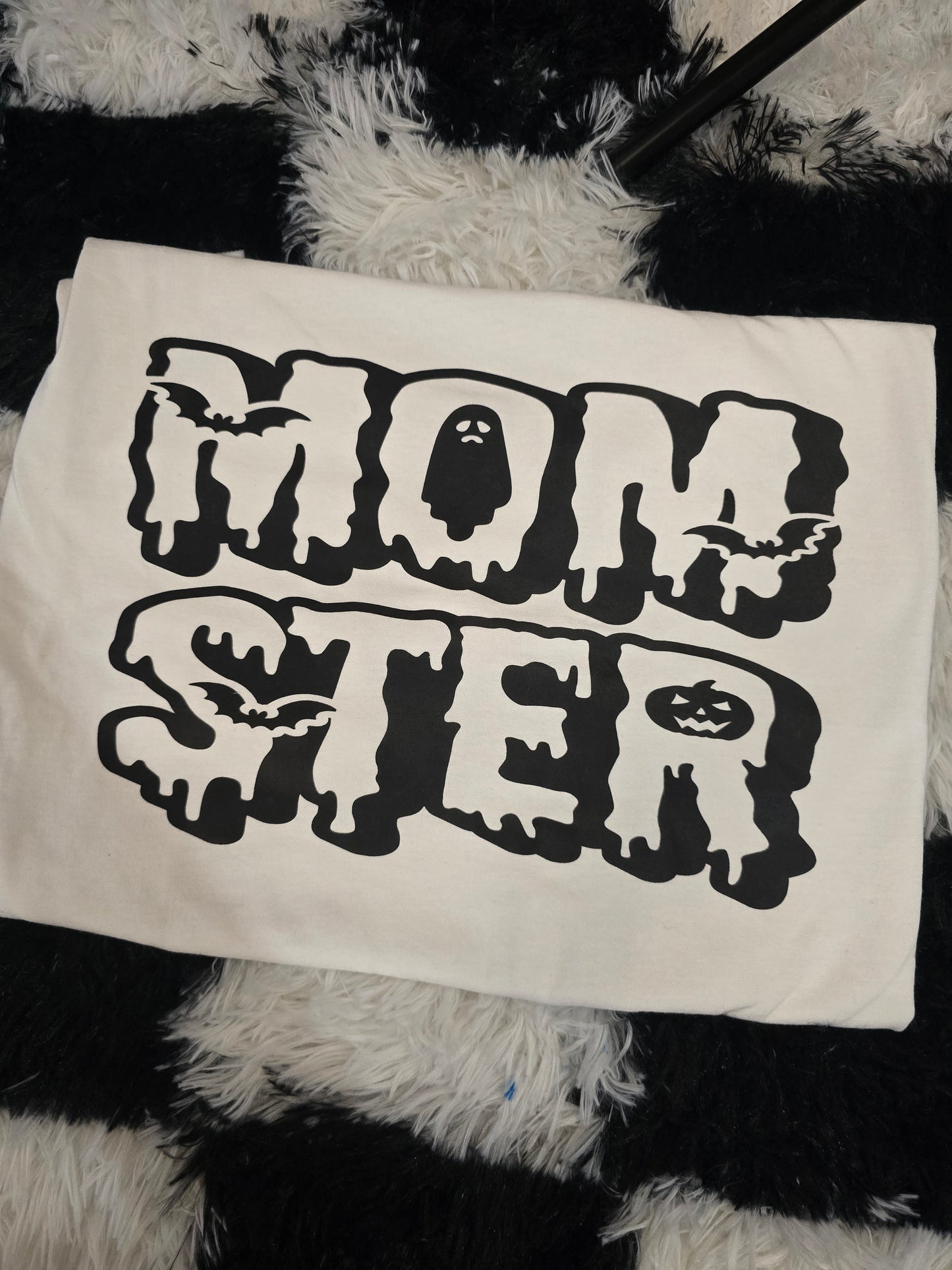 Creepy Momster Tee, White