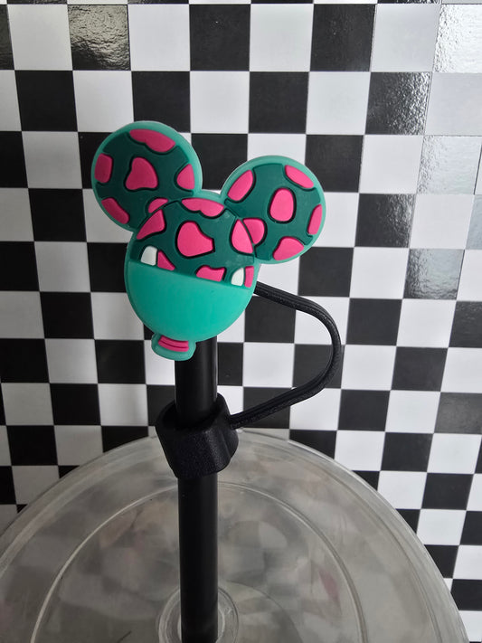 Mouse Ears Straw Topper, Boo 2