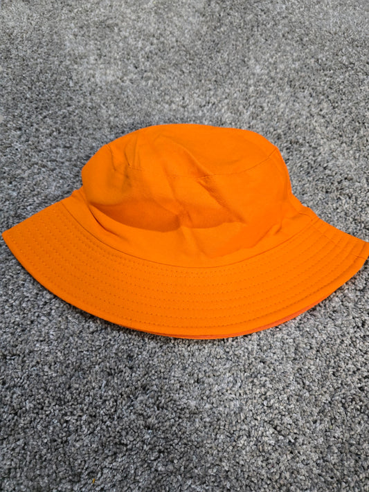 Solid Orange Bucket Hat