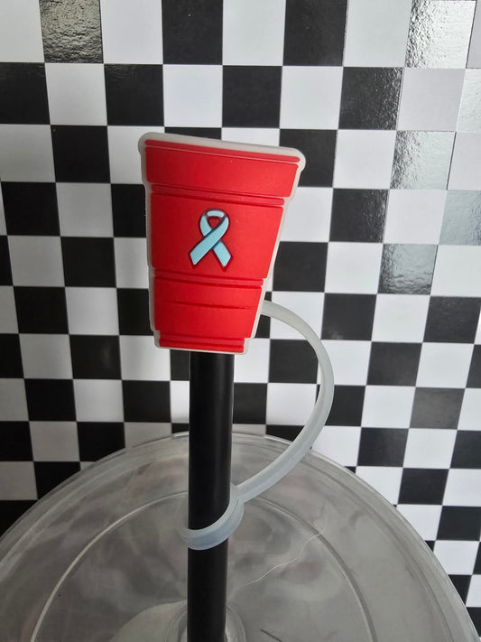 Blue Ribbon Cup Straw Topper
