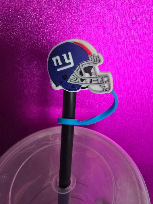 NY Football Straw Topper