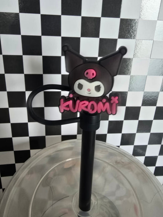 Kuromi Straw Topper