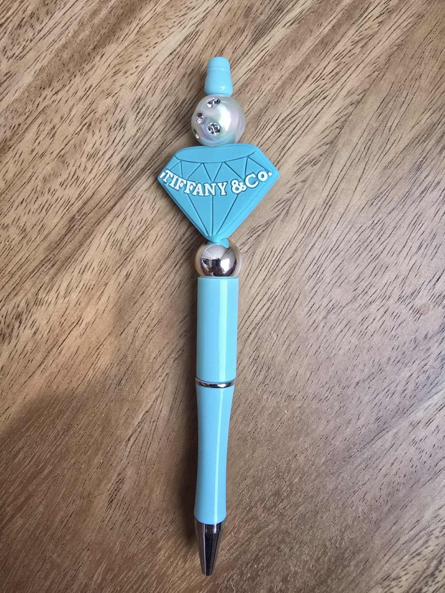 Luxury Co Diamond Pen, Blue