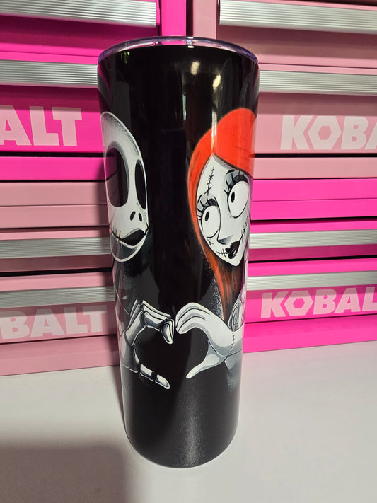 Jack & Sally 20 Oz Tumbler