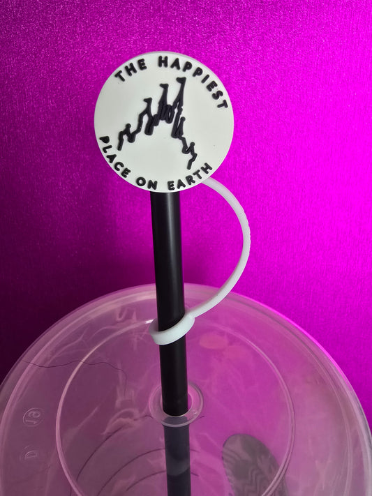 Happiest Place Straw Topper