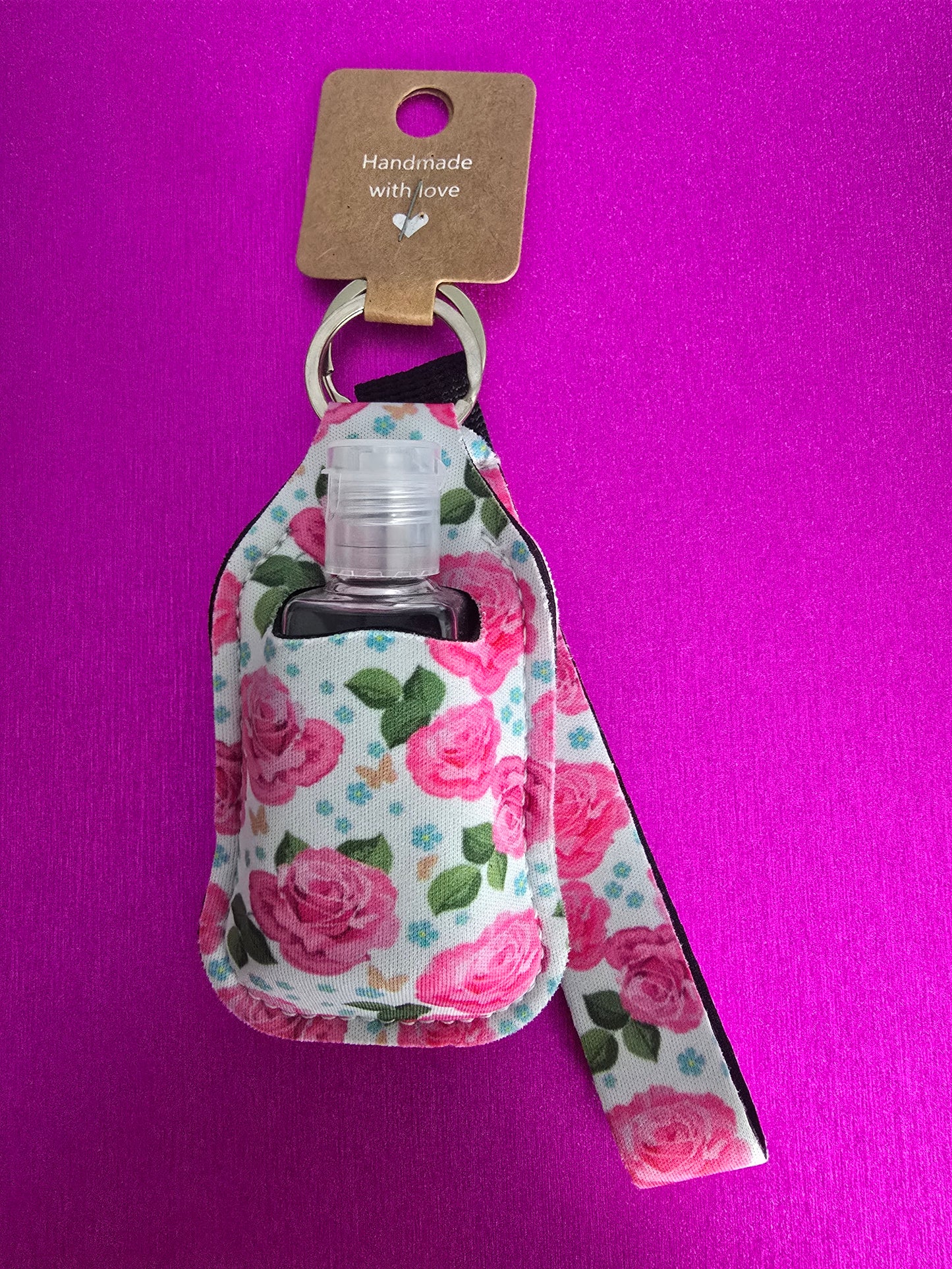 Roses, Please Sanitizer Keychain Set