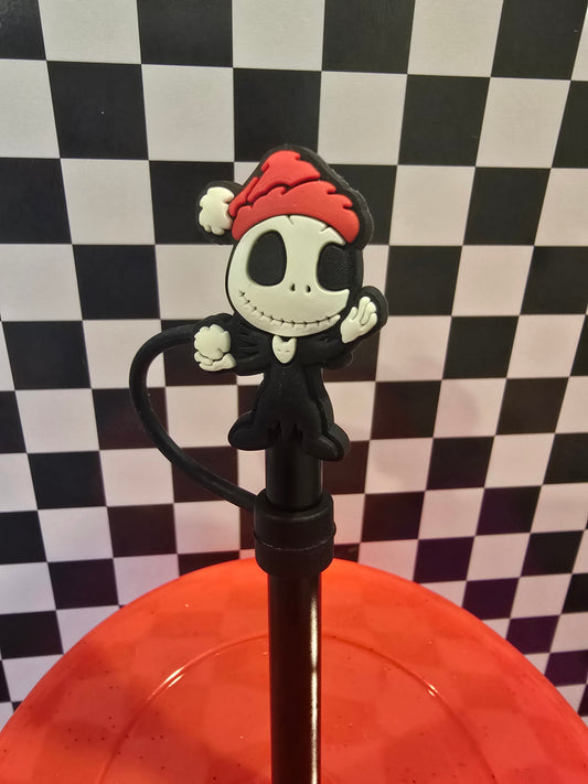 Jack Skellington Christmas Straw Topper