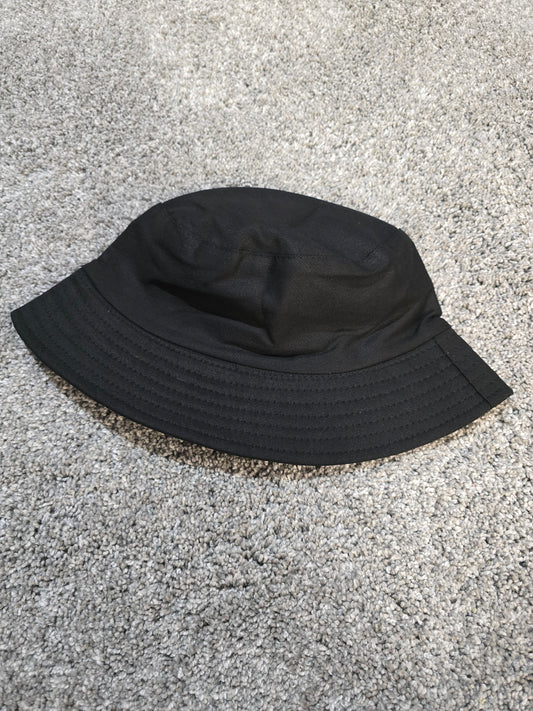 Solid Black Bucket Hat