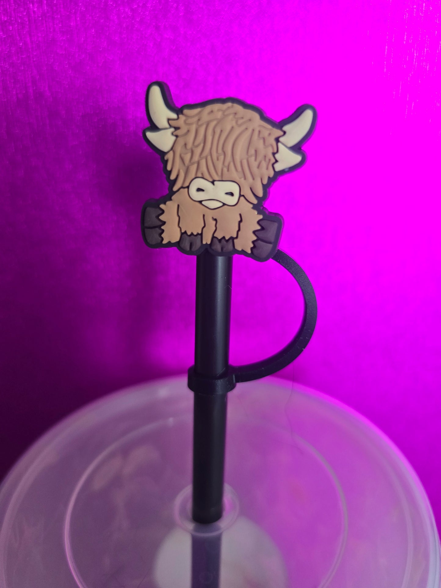 Lil' Highland Straw Topper, Brown