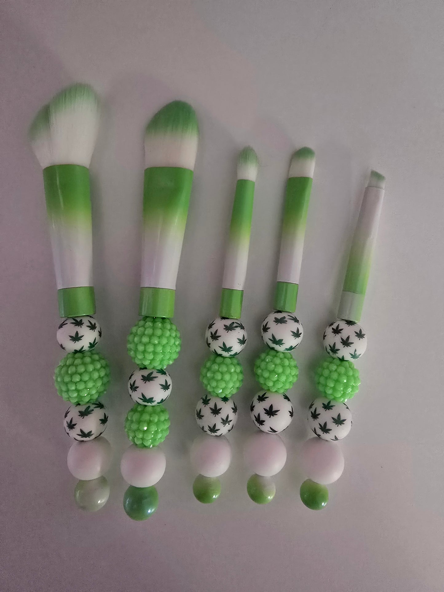 High, How Are You Beaded Makeup Brushes
