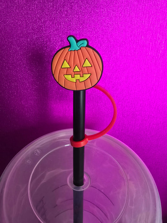 Jack O Latern Straw Topper