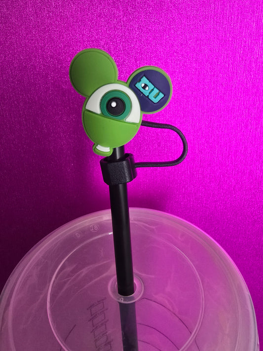 Mouse Ears Straw Topper, Mike