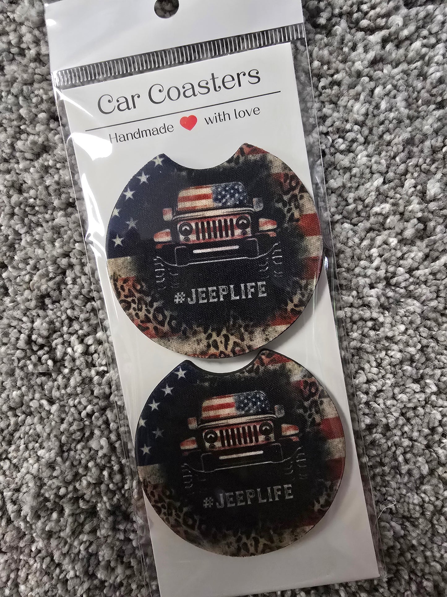 American J.e.e.p Car Coasters
