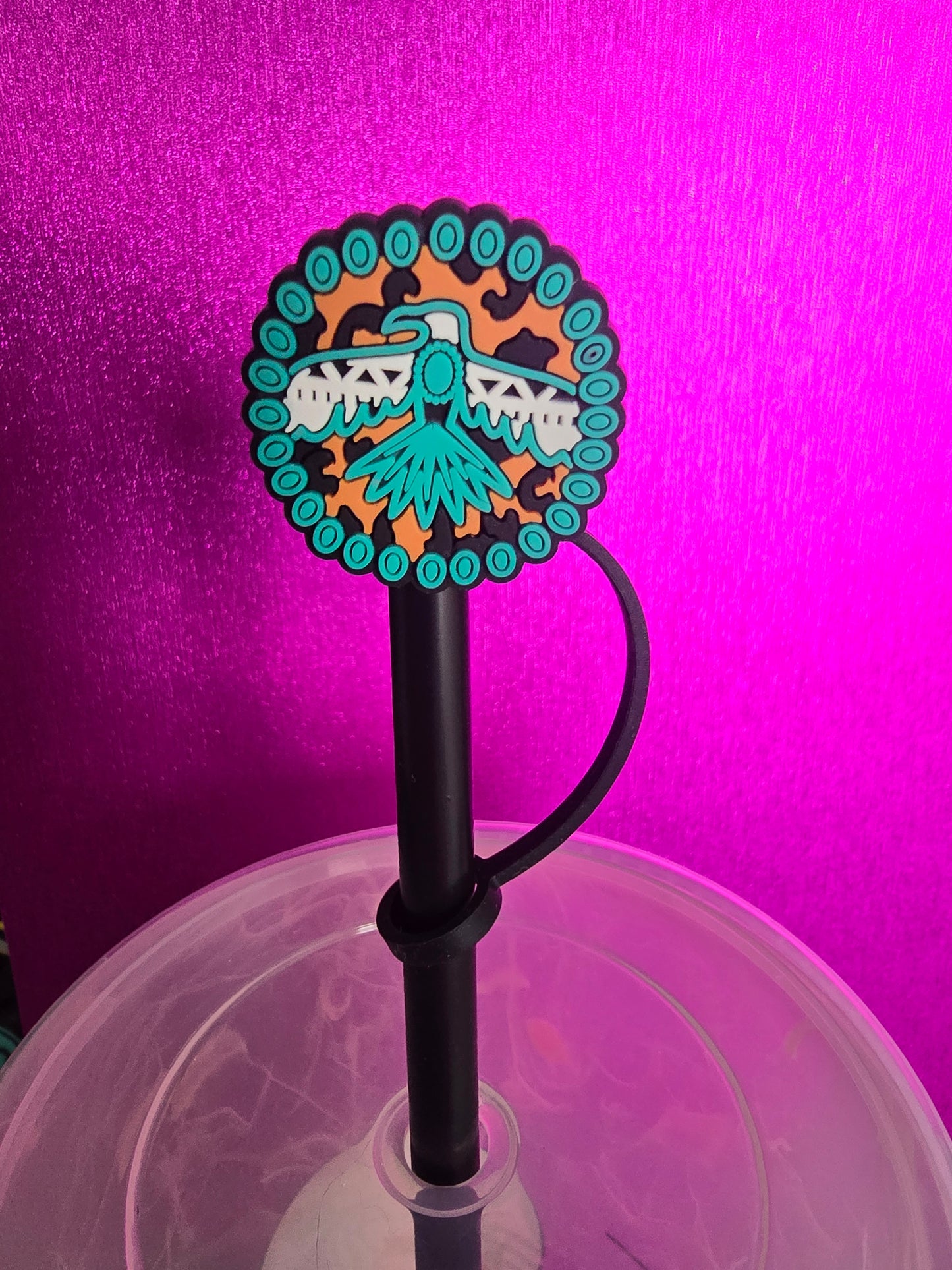 Western Bird Straw Topper